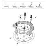 Fijacion Bolsa Deposito Click System Ducati / Ktm / Triumph