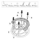 Fijacion Bolsa Deposito Click System Bmw R1300Gs/Rt